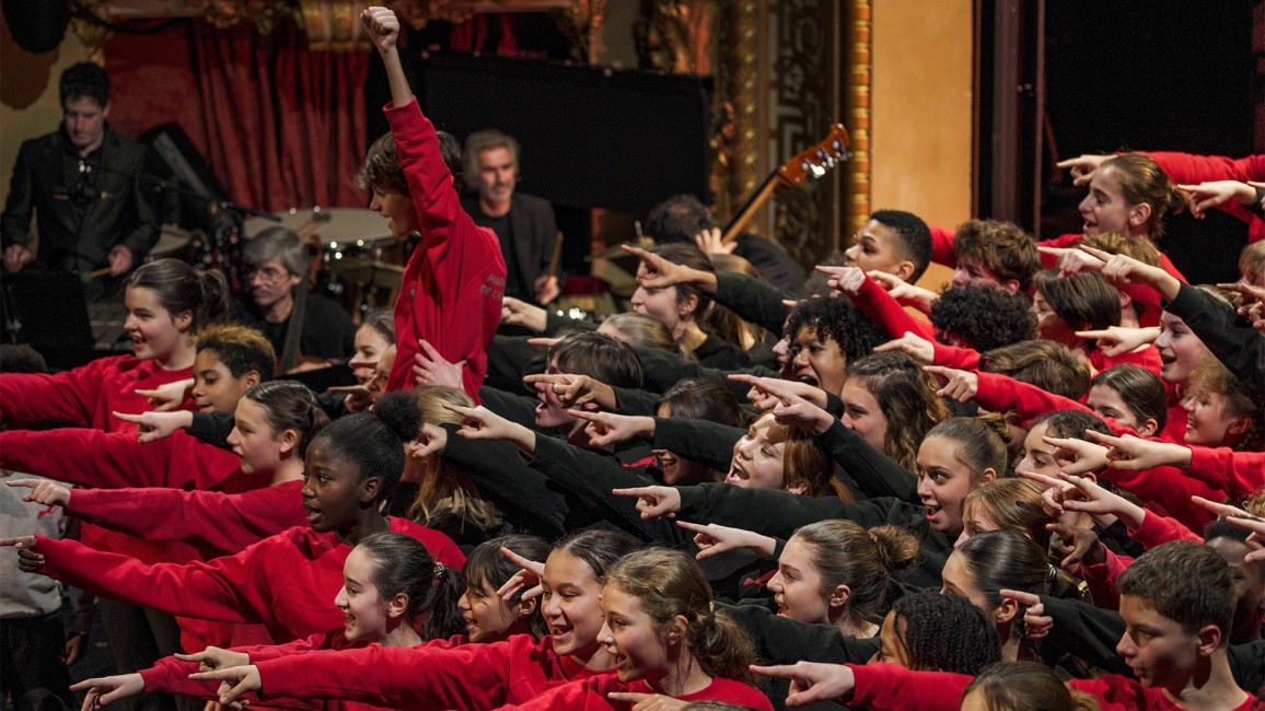 La Maîtrise Populaire de l'Opéra-Comique © Julie Rabreau