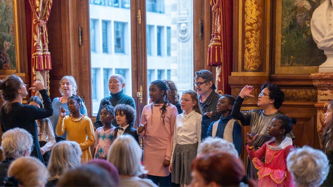 Choeurs nomades à l'Opéra-Comique, 31 octobre 2024 © Frédéric Michot