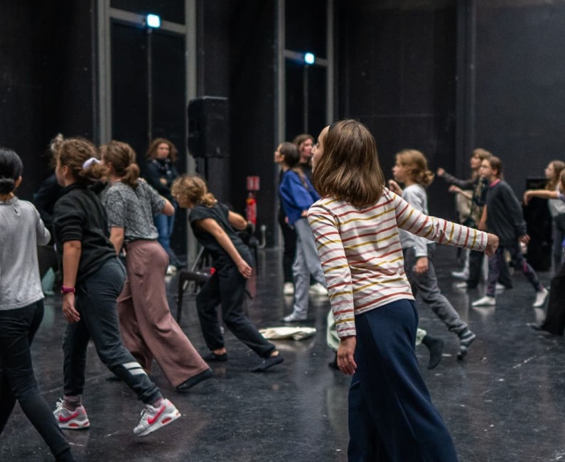 Répétitions du concert de la Maîtrise Populaire de l'Opéra-Comique