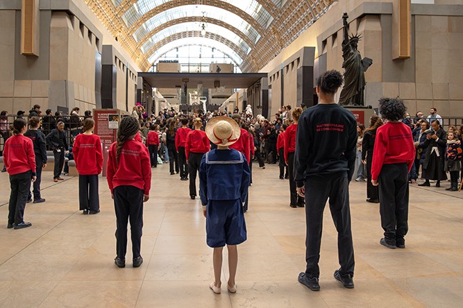 Concert de la maitrise de l’Opéra-Comique au musée d'Orsay © Musée d’Orsay Allison Bellido Espichan