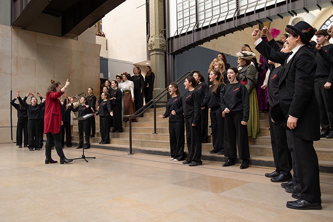 Concert de la maitrise de l’Opéra-Comique au musée d'Orsay © Musée d’Orsay Allison Bellido Espichan