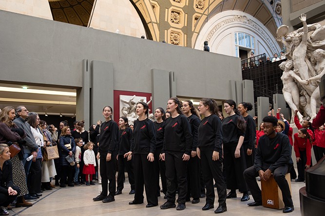 Concert de la maitrise de l’Opéra-Comique au musée d'Orsay © Musée d’Orsay Allison Bellido Espichan